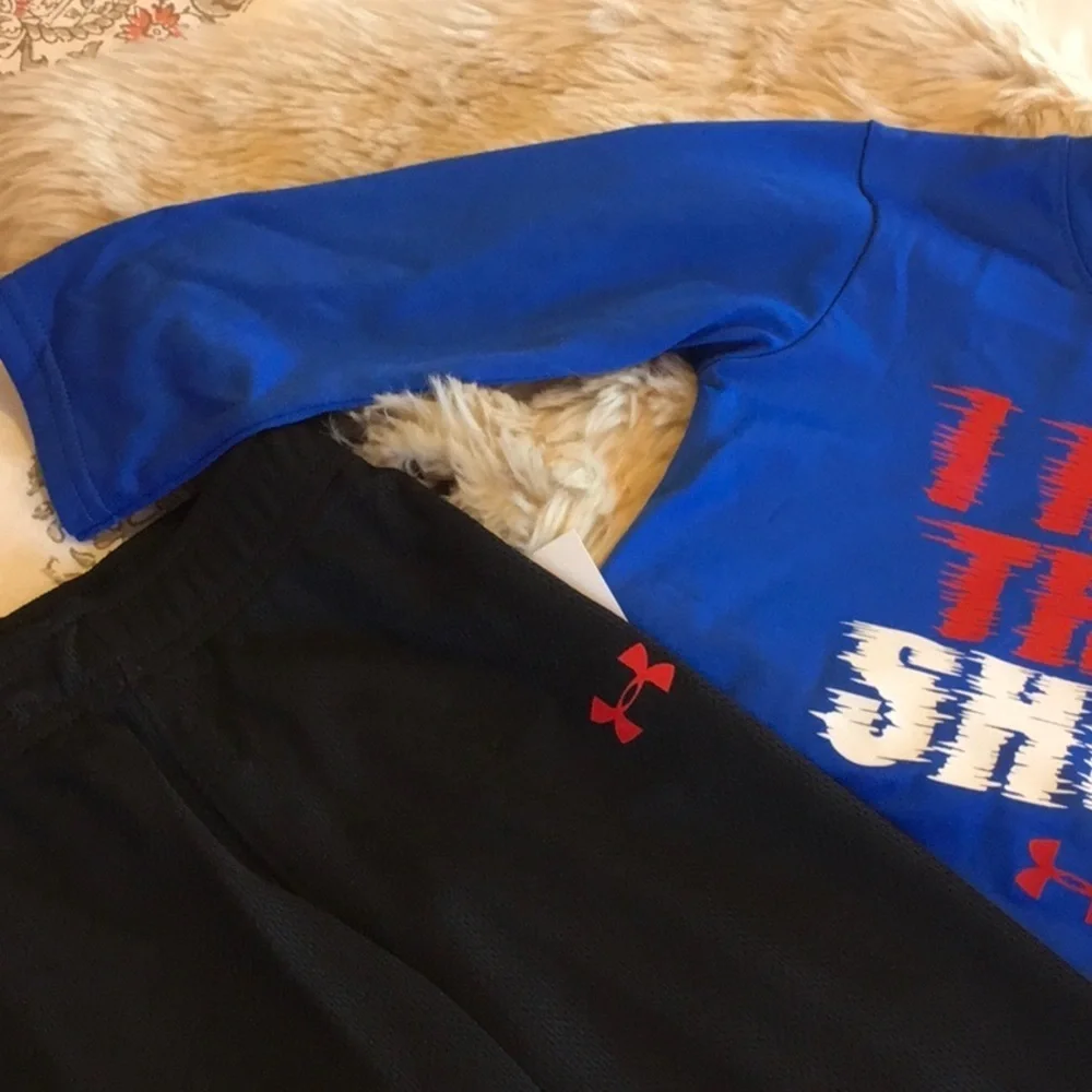 Under Armour (24 months)SET boys NWT blue and black ..